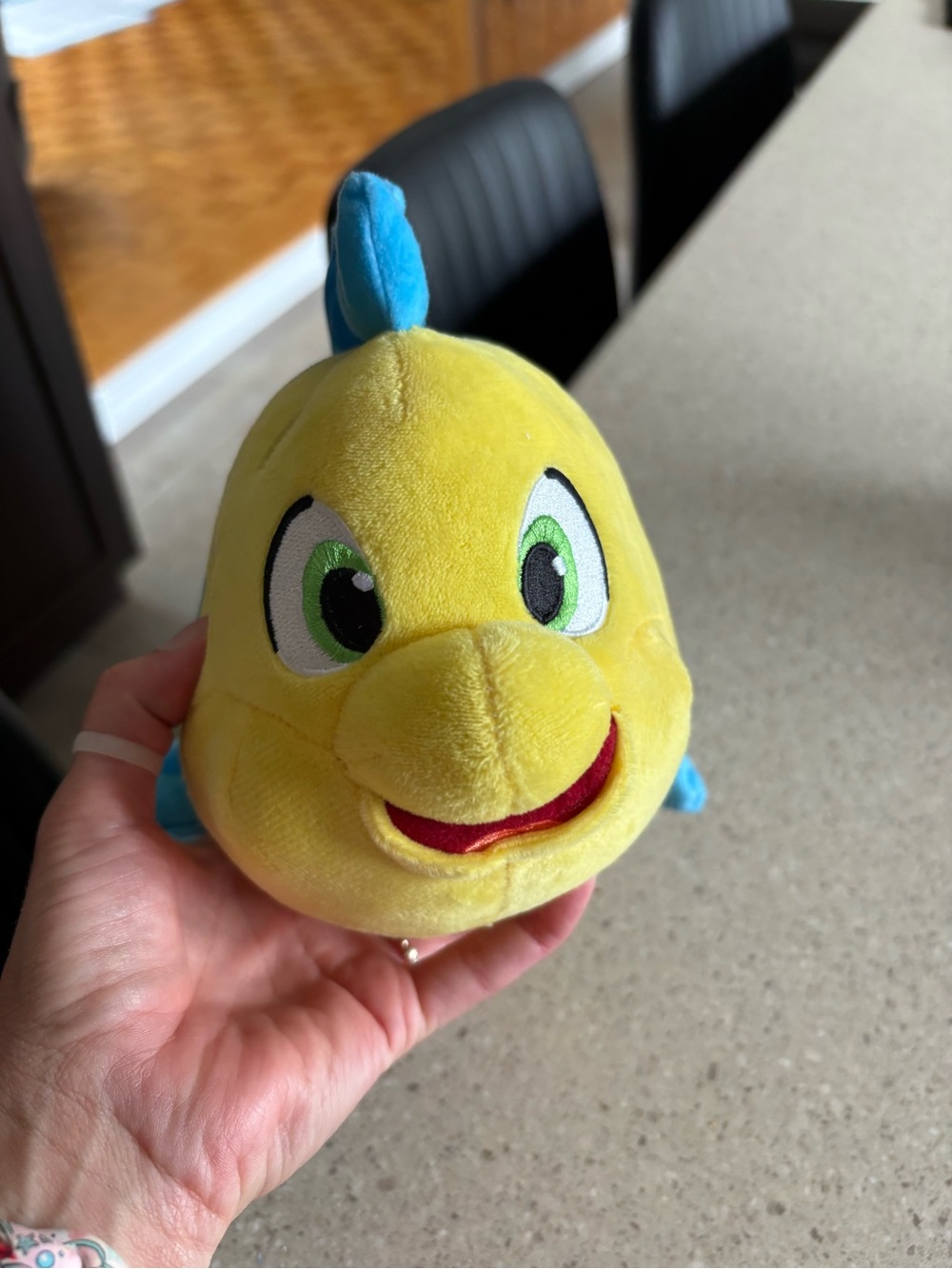 Disney little mermaid flounder plush